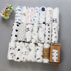 Whole 100 cotton blanket infant cartoon aden muslin blanket swaddle toddler blanket 120120cm 42 style 4540398