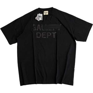 Men's T-shirts Designer Galleries Mens Shirt Depts Tshirts Graphic Tee Hand-painted Ins Splash Letter Round Neck Clothes Over Eur S-xlq7h2D35U