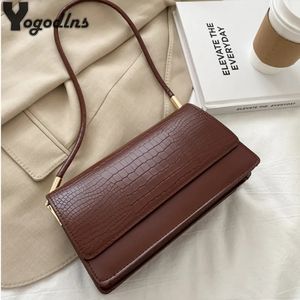 Small Hand Bags For Women Soft PU Leather Ladies Armpit Vintage Shoulder Bag Clutch Handbags And Purse Female Bolso 240123