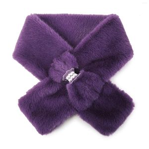 Berets satynowy szaliki na głowę do naturalnego szalika do włosów jesień i zima zagęszczony kolor solidny kolor słodki pluszowy bluzki kobiety bufanda
