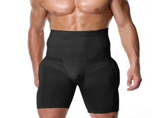 Hiwaist Men Men Butt and Hip Enhancer Booty Wyściełane majtki Body Body Shaper Bezproblemowe majtki Shapewear Boksers Krótkie 62639056246