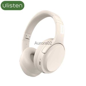 Cell Phone Earphones Ulisten Wireless Bluetooth Headphone Over Ear Headset Foldable Earphone Deep Bass 5.3 BT 40 Hours of Battery Life Gaming Earbuds YQ240219