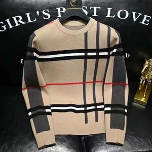 Men's Hoodies Sweatshirts Mens Womens Burberyy for Men Knitting Clothing Mens Burberies Shoes Bur Designer Sweater Plaid 240