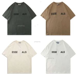 Men's Luxury Fashion T Shirt Ess Men Women's Letter Essentialshirts Tops Tees T-shirt Casual Loose Short Sleeve Classics Tee Tshirts Cotton Sports T-shirts J5ph 496