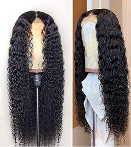 2020 Brazilian Water Wave Lace Wig With Baby Hair Arabella 180 Density PrePlucked For Women Remy Human Hair Wigs 4X4 Lace Closure 1514926