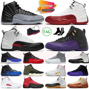 2024 New Basketball shoes 12 Retor Outdoor jordens jordas Brilliant Orange Cherry Field Purple Red Taxi Wolf Grey Flu Game Royalty University Gold Sneakers Sports