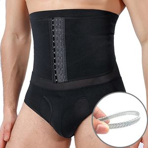 Men Shapewear Body Shaper Abdomen Girdle Modeling Strap Control Panties Slim Waist Leg Tummy Trimmer Male Control Boxer Pant 240219