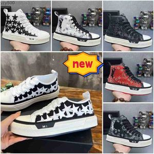 2024 Designer Am Star Applique Designer Men's Canvas Sneakers Low Top Lace-Up Fashion Board Shoes 39-46