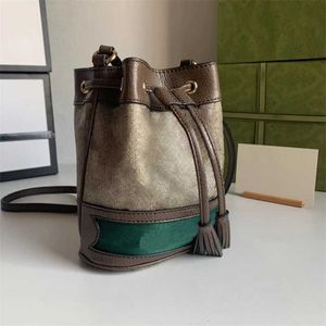 Mini Bag Fashion Tote Snor Vintage الشهيرة حقائب دلو العلامة التجارية عبر الجسم 0620 سيدات