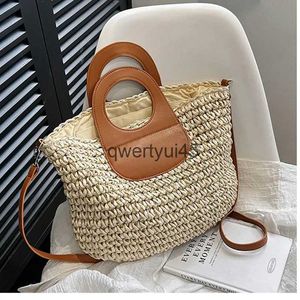 Umhängetaschen Neue Frauen Sommer Weben Beac Tasche Soulder Crossbody asual andbag Beliebte andmade Geflochtener Korb Urlaub Stroh Clu ToteH24219