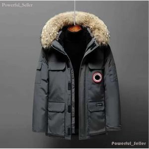 2024 Designer Mens Womens Canadas Goose Puffer Hooded Down Jacket Winter Thick Warm Coats Windproof Brodery Letter Streetwear Women Canadas Goose Down Coat 8630
