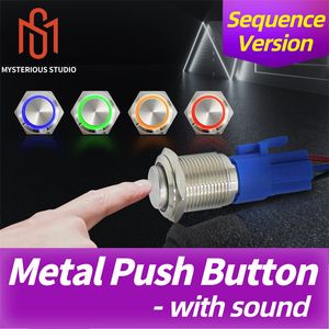 Mysterious Studio Escape Room Props Metal Push Button Switch Light 5 Colors Press the Buttons in a Correct Sequence to Unlock Game Puzzle