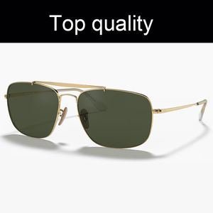 Luxury COLONEL Sunglasses Square Metal Frame Women Mens Design Double Bridge Sun Glasses Driving Eyeglasses Eyewear Gafas De Sol Hombre