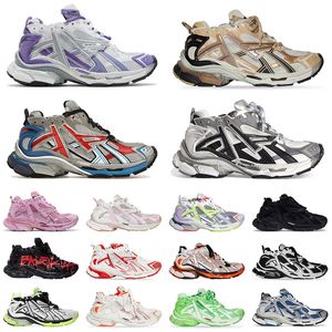 2024 Track Runners Sneakers 7.0 balencaigaes Scarpe casual Marca Graffiti Deconstruction belenciaga Donna Uomo belanciaga Scarpe da tennis nonno ancien papà