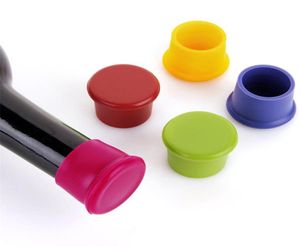 Silicone Red Wine Stopper Food Grade Beer Beverage Bottle Caps Sealers Leak Wine Bottle Cap Fresh Keeping Sealers5014496