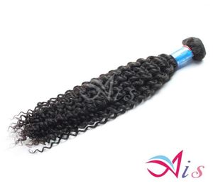 Lägsta rabattklass 7A 1228 tum indiska peruanska malaysiska brasilianska hår 1PCSLOT Curly Wave Hair Weaves Color 1B Human Hair 7460514