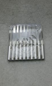 Whole10pcs 48mm kort rostfritt stål tatueringstips Set kit leverans tunt SSTKB5326594