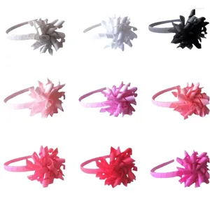 Acessórios de cabelo Crianças Hoop com Curl Tassel Fitas Korker Arcos Flores Hairband Plástico Headbands Girl's School Corker Head Bands PD009