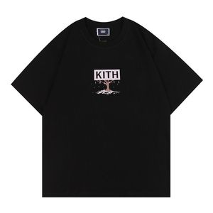 Kith Mens 디자인 티셔츠 봄 여름 여름 3color 티 휴가 짧은 소매 캐주얼 편지 인쇄 상단 크기 범위 S-XXL