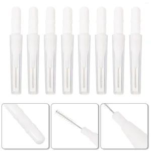 Makeup Brushes 20pcs Brush Mascara Wands Eyelash Applicator For Eye Lashes Extension White