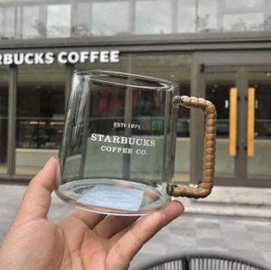 Creative (dryck) Starbucks Cat Claw Cup dubbel glas mode enkelt rosa lila pumpa porrfestival gåva lite bi cup