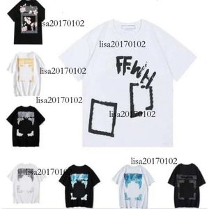 Summer T MENS Womens Designersoff T-shirts Loose Tees Tops Man Casual Shirt S Clothing Streetwear Shorts Sleeve Polos Tshirts Size S-X Offs White