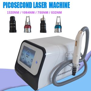 Pikosaniye lazer dövme kaldırma makinesi 532nm 755nm 1064nm 1320nm pico lazer cilt bakım cihazı q anahtar ND YAG lazer güzellik ekipmanı CE Onaylandı