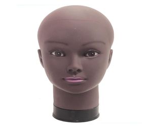 Cabeça de manequim afro feminino para fazer peruca, modelo de manequim para prática de estilo, chapéu de cabeleireiro 54cm2208287