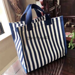 Totes mulheres viagem sopper bolsa de lona casual beac andbags feminino listra design soulder bagsh24219