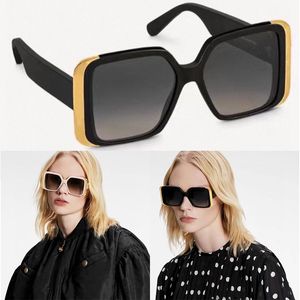 rechteckige Version Sonnenbrille für Frauen Mond Quadrat Männer Designer Sommer z1664 Kettenglieder Logos Anti-Ultraviolett-Töne Retro-Platte Vollformat Blumen Bar Brille