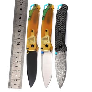 Nowe przybycie 535 Nóż BM535 Składający nóż włókna węglowego Rękoch