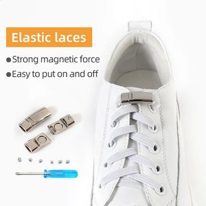 1 Pair Elastic Laces Sneaker Kids Adult Widened Flat Shoelace for Shoes No Tie Shoe laces Press Lock Shoelaces without ties 240130