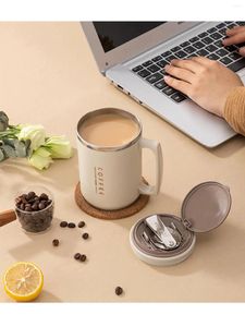 Coffee Pots WORTHBUY 304 Stainless Steel Thermal Cup With Straw Portable Anti Scalding Milk Tea Mug Lea-proof Water