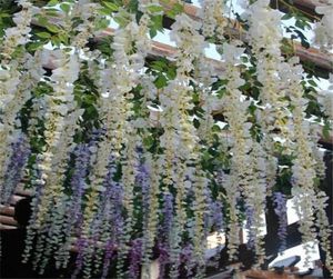 Glamorous Wedding Ideas Elegant Artifical Silk Flower Wisteria Vine Wedding Decorations 12 Piece a lot More Quantity More Beautifu7790425