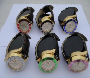 Watchgrinder i en bärbar 42mm 2 delar Watch Style Zinc Eloy Herb Grinder för tobak Rökning Herbal Reting Malders HX01636694687
