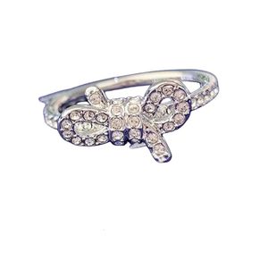 Swarovskis Rings Designer Women Original Quality Band Rings Crystal Shining And Charming Bow Ring Romantic And Sweet Bow
