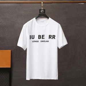 T-shirt da uomo S-5xl Camicia da uomo firmata Uomo Puro cotone Casual Girocollo Manica corta Stampa di lettere Moda Alta qualità