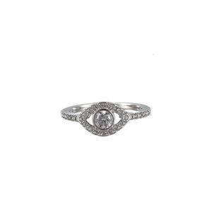 Swarovskis ringar designer kvinnor original kvalitet band ringar kristall mode enkelhet djävlar ögon ring mystisk skyddare diamant