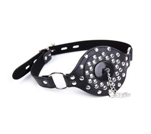 Nuovo SM Giocattolo del sesso Schiavo Imbracatura Borchie in pelle Ball Gag BDSM Bondage Fetish Bocca Restraint Prodotto giocattolo del sesso Giocattoli erotici8273943