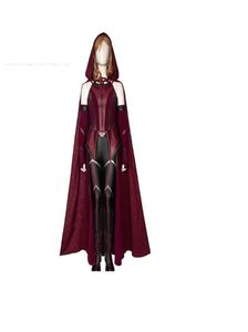 Wanda Vision Scarlet Witch Traje Cosplay Terno Wanda Maximoff qualquer tamanho 1735019