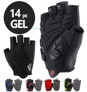 BOLER Stoßfest GEL Pad Radfahren Handschuhe Halb Finger Sport Handschuhe Männer Frauen Sommer Fahrrad Gym Fitness Handschuhe MTB Bike63425419756704