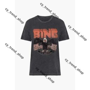 24SS AB Designer mody T-koszulka ANINE BITSKINT Bluza Slim Classic Front Back Printed Tree TEE Bawełna Kobiety za okrągła szyja Annie Bing T-shirt T-shirt Anime Polo 819