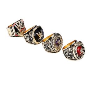Cluster Rings 2004 2008 Wrestling Entertainment Hall Of Fame Team Champions Championship Ring Set With Wooden Box Fan Men Boy Gift