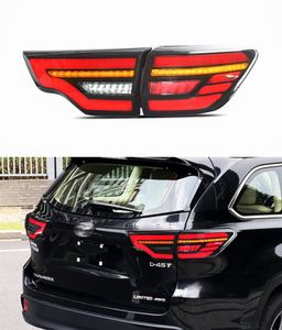 Tail Lamp for Toyota Highlander LED Turn Signal Taillight 2015-2021 Rear Running Brake Light Automotive Accessories
