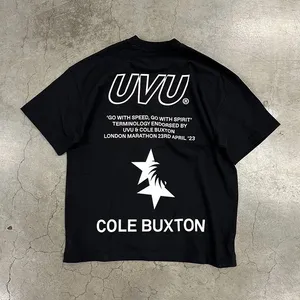 Erkek Tişörtleri Cole T-Shirt Erkek Kadın Yüksek Kaliteli Gömlek Boks Slogan Baskı Kısa Kol Giysileri