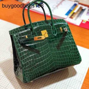 Designer-Taschen Damenhandtaschen Ledertasche Mode Ig End Temperament Krokodilmuster Platin Designer Syemj haben Logo