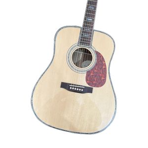 Tastiera in palissandro per chitarra acustica in abete massello D45 da 41 pollici con pickup