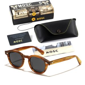 Mosco Lemtosh Stil Sonnenbrille Männer Frauen Luxus Marke Vintage Runde Tönung Ozean Objektiv Marke Design Transparent Rahmen Sonnenbrille Oculos de Sol