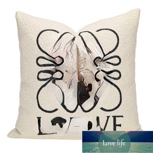 Light French Style Black and White Couch Pillow Living Room Bedroom Bay Window Pillows Model Rooms Cushion Cream Style Bed Breakfast Cushion Top Quatily