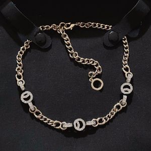 Masowe Chokers Naszyjnik Bijoux for Lady Women Party Wedding Miłośnicy prezentowe biżuteria zaręczynowa dla panny młodej z pudełkiem NRJ312M